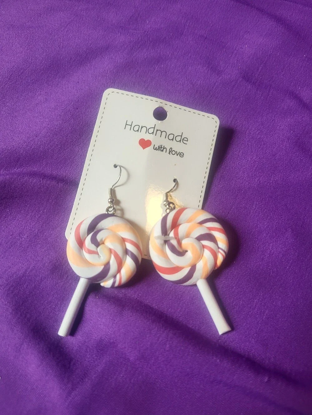 Handmade Lollipop Earrings